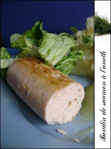 Boudin de saumon à l'aneth