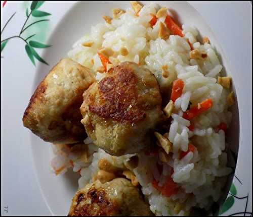 Boulettes de poulet à la cacahuète