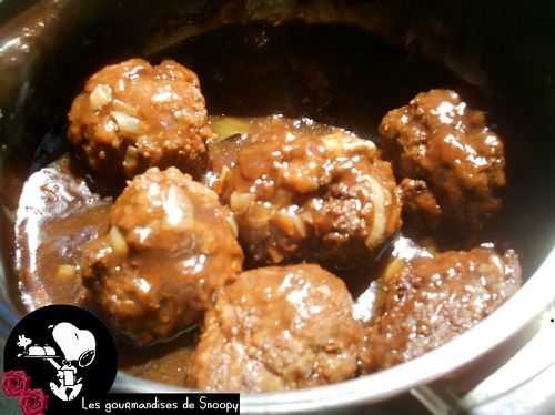 Boulettes sauce chasseur