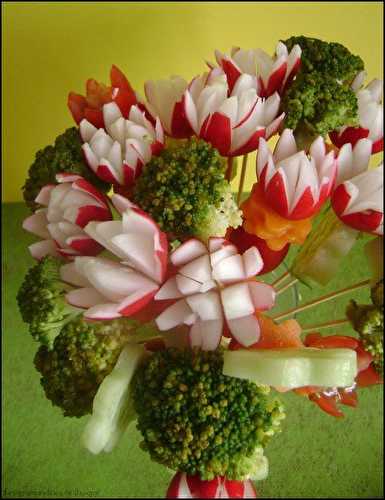 Bouquet de légumes pour l'apéritif - Une toquée en cuisine