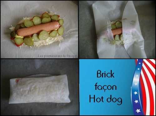 Bricks façon hot dog