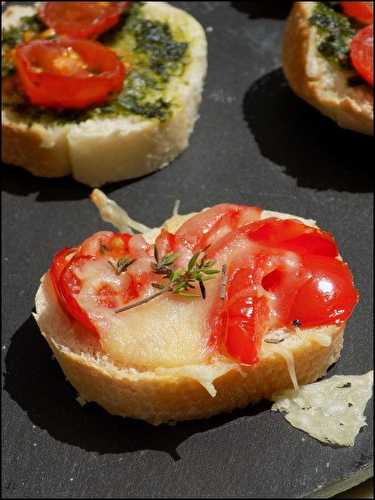 Bruschettas a la tomate