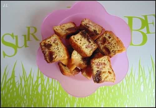 Cake aux pruneaux et lardons