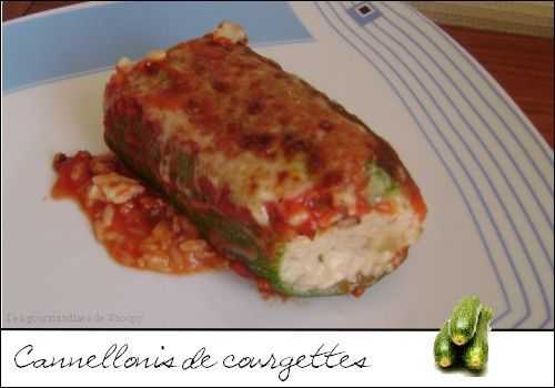 Cannellonis de courgettes