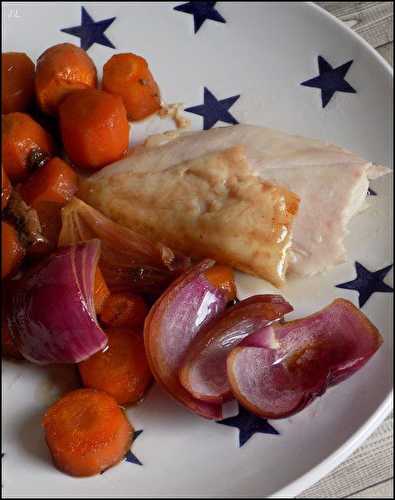 Chicken can carottes oignons - Une toquée en cuisine
