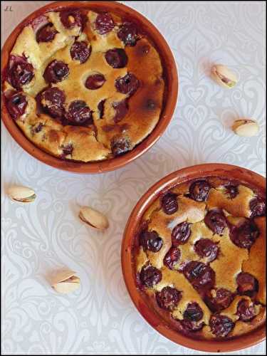 Clafoutis cerises-pistaches