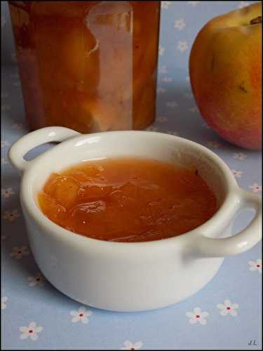 Confiture pommes-pêches