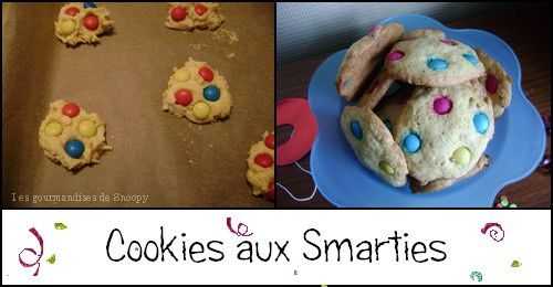 Cookies aux smarties - Une toquée en cuisine