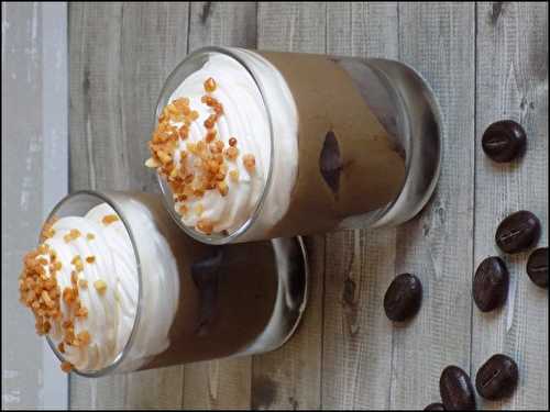 Crème café brownies et chantilly