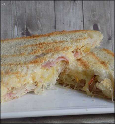 Croque monsieur à la choucroute