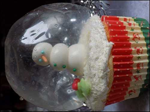 Cupcakes boules à neige