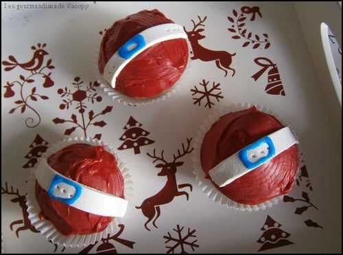 Cupcakes père Noël - Une toquée en cuisine