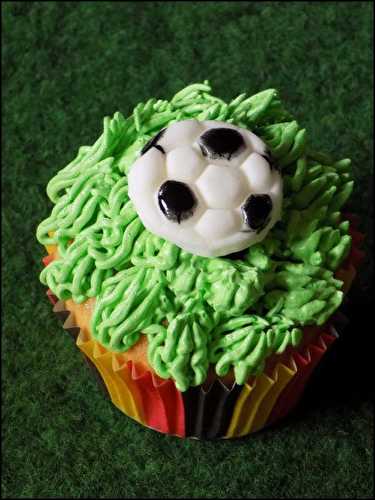 Cupcakes terrain de foot