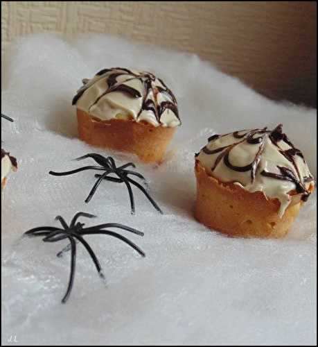 Cupcakes toiles d'araignées