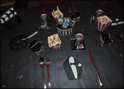 Déco de table cinéma