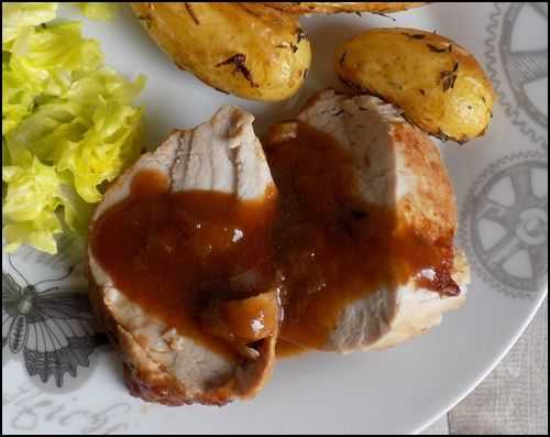 Filet de porc sauce spéculoos - Une toquée en cuisine