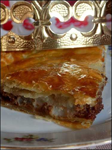 Galette des rois poire chocolat