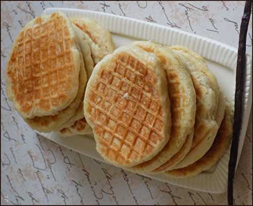Gaufres fourrées à la vanille