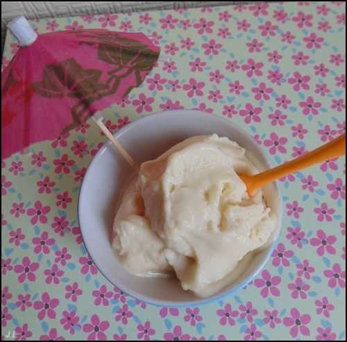 Glace a la noix de coco