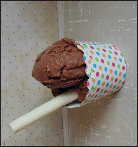 Glace au chocolat