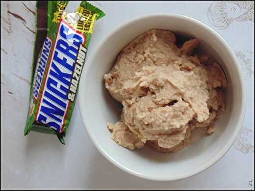 Glace aux Snickers