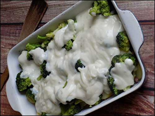 Gratin de brocoli au bleu