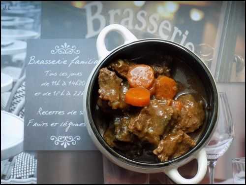 Joues de boeuf à la bière