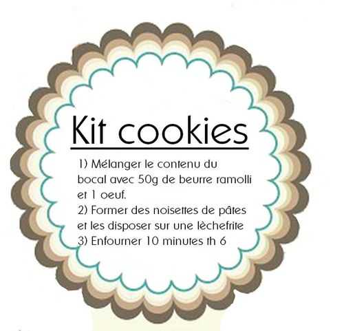 Kit cookies - Une toquée en cuisine