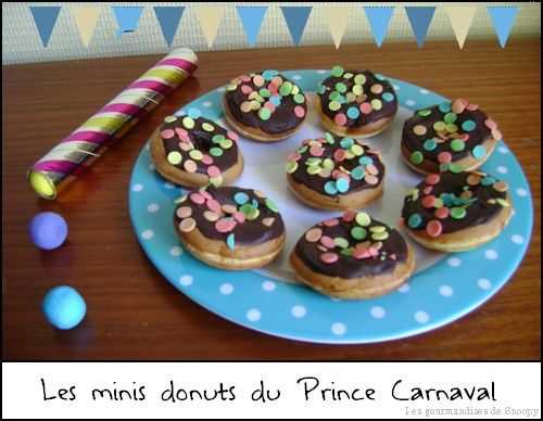 Les minis donuts du prince carnaval