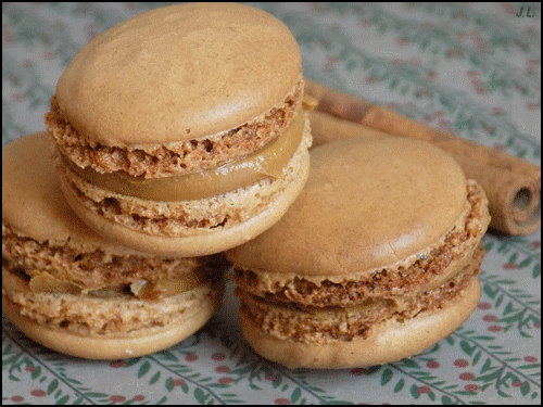 Macarons au spéculoos