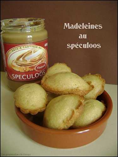 Madeleines au spéculoos