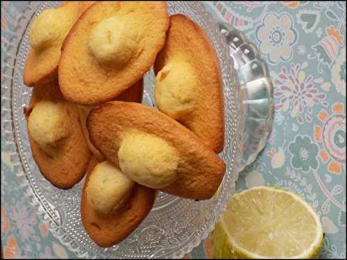 Madeleines aux zestes de citron