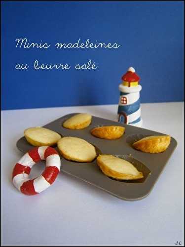 Minis madeleines au beurre salé