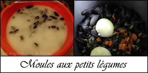 Moules aux petits légumes