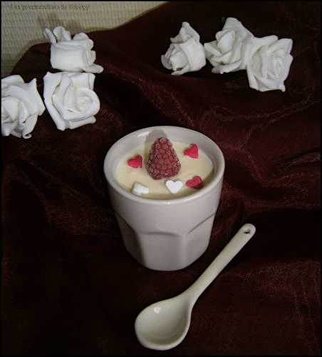 Mousse framboise-chocolat blanc