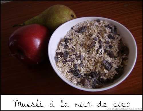 Muesli à la noix de coco