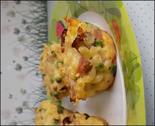 Muffins de coquillettes aux champignons