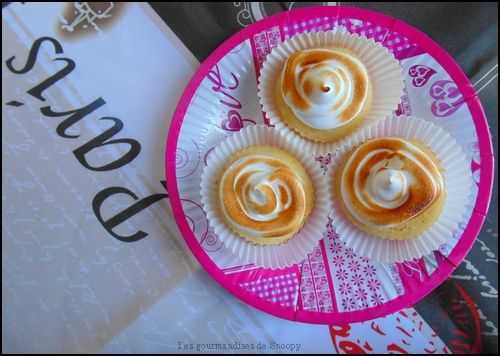 Muffins meringué au citron et gingembre