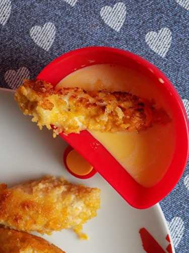 Nuggets de poulet à la crème de cheddar