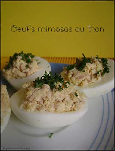 Oeufs mimosas au thon