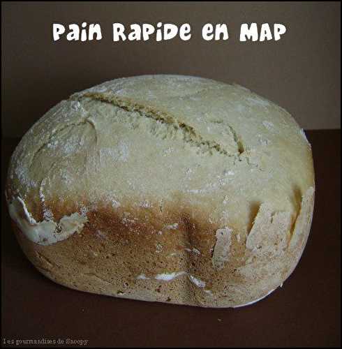 Pain rapide en MAP