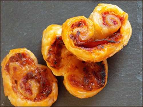 Palmiers chorizo comté