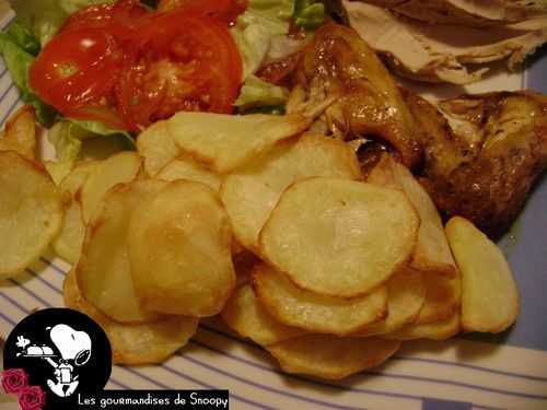 Patato chips dans l'Actifry (friteuse sans huile)