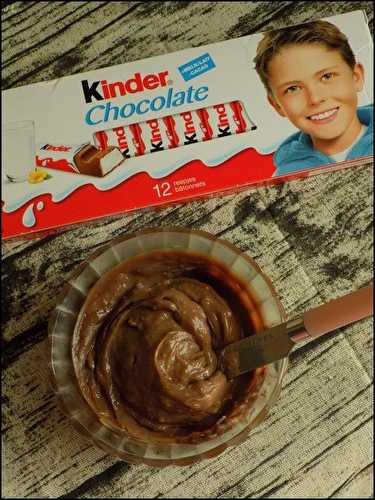 Pâte a tartiner au Kinder