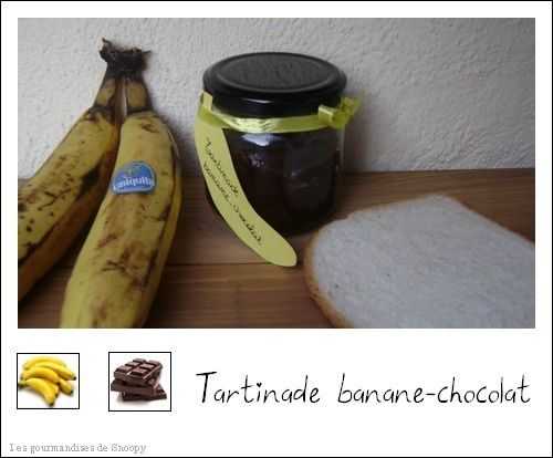 Pâte à tartiner choco-banane - Une toquée en cuisine