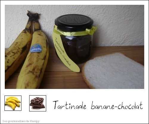 Pâte à tartiner choco-banane