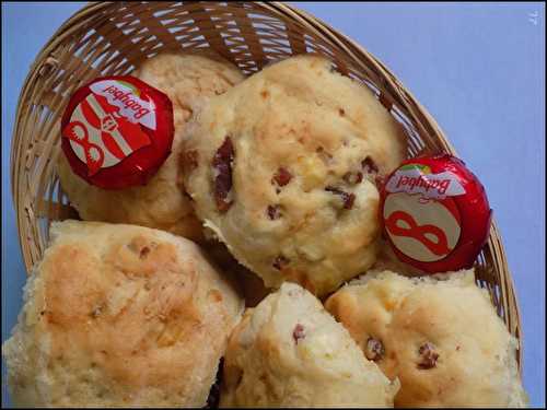 Petits pains lardons et Babybel