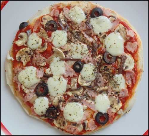 Pizza capriciosa - Une toquée en cuisine