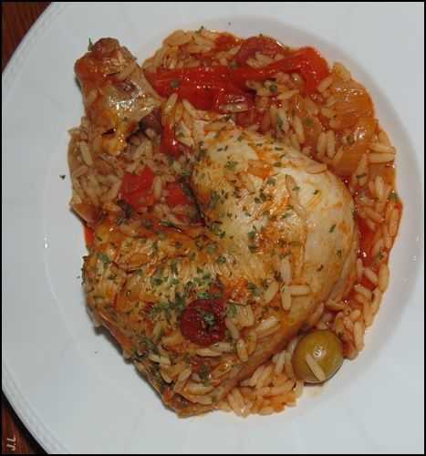 Poulet basquaise