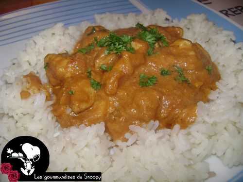 Poulet curry - Une toquée en cuisine